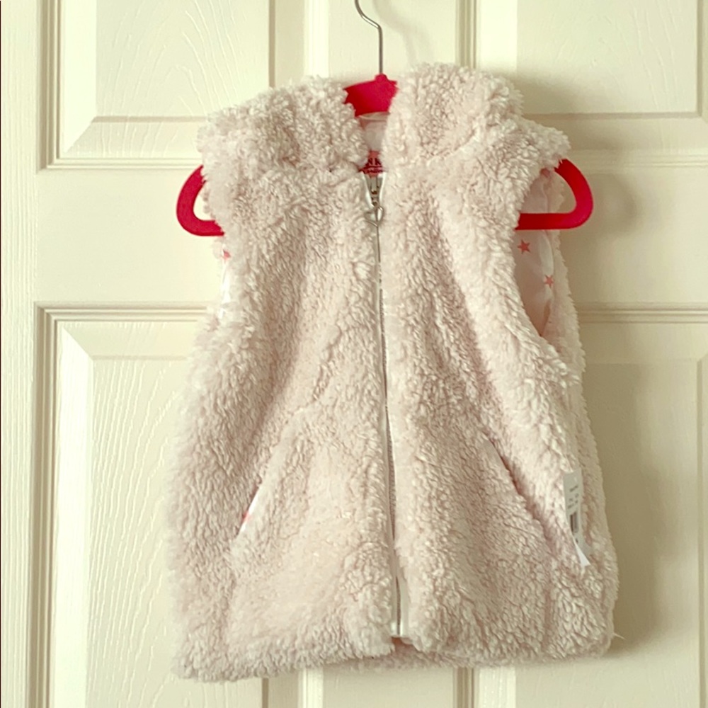 Faux fur vest